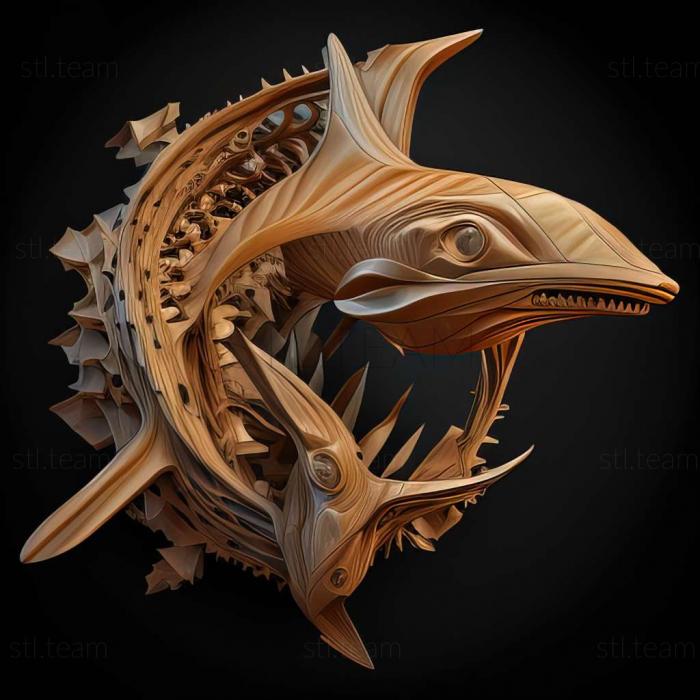 3D model Diplacanthiformes (STL)